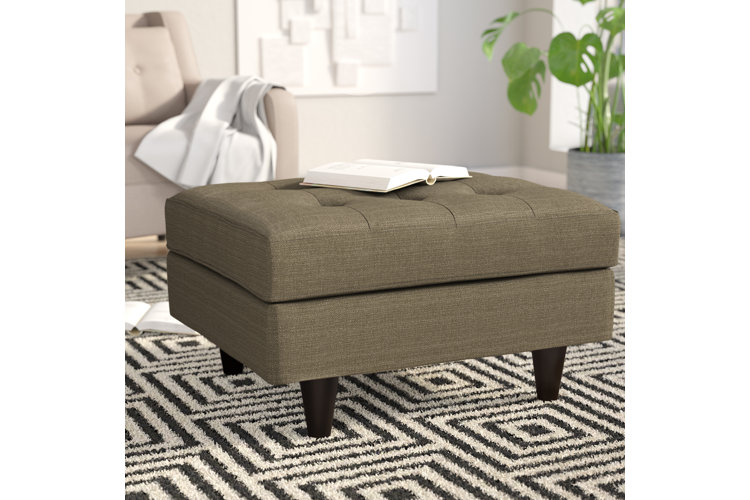 Woodberry tufted outlet cocktail ottoman